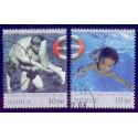 Norge. 2006. Norges livredningsselskab 100 år. AFA nr. 1554-55 **  stemplet postfrisk FDC