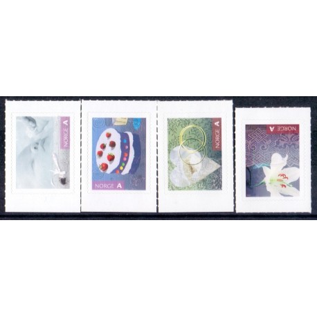 Norge. 2006. Anledningsmærker. AFA nr. 1556-59 **  stemplet postfrisk FDC