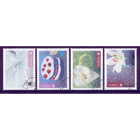 Norge. 2006. Anledningsmærker. AFA nr. 1556-59 **  stemplet postfrisk FDC