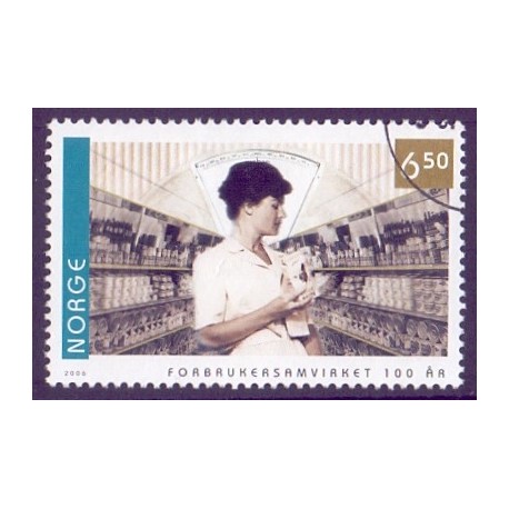 Norge. 2006. Forbrugersamvirket. AFA nr. 1578 ** stemplet postfrisk FDC