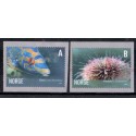 Norge. 2006. Livet i havet. AFA nr. 1580-81 ** stemplet postfrisk FDC