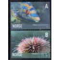 Norge. 2006. Livet i havet. AFA nr. 1580-81 ** stemplet postfrisk FDC