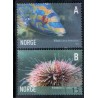 Norge. 2006. Livet i havet. AFA nr. 1580-81 ** stemplet postfrisk FDC