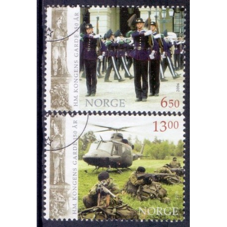 Norge. 2006. H. K. Kongens Garde 150 år. AFA nr. 1582-83 ** stemplet postfrisk FDC