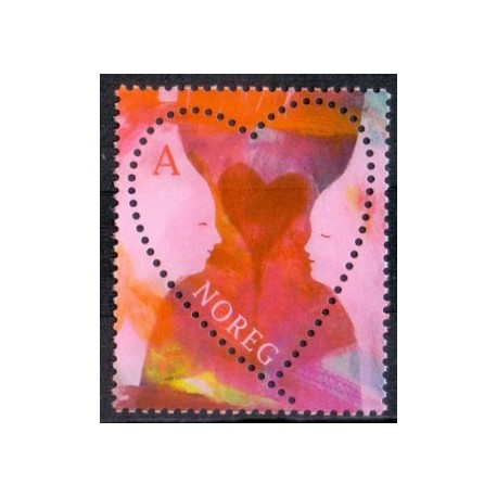 Norge. 2007. Valentins Dag.  AFA nr. 1590 **  stemplet postfrisk FDC