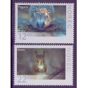 Norge. 2007. Vilde dyr i Norge II.  AFA nr. 1595-96 **  stemplet postfrisk FDC