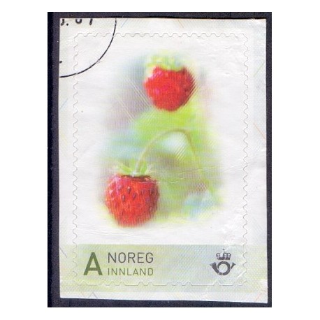 Norge. 2007. Personligt frimærke. Jordbær.  AFA nr. 1616  **  stemplet postfrisk FDC