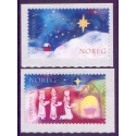 Norge. 2007. Julefrimærker.  AFA nr. 1626-27  ** stemplet postfrisk FDC