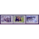 Norge. 2008. Vilde dyr i Norge.  AFA nr. 1630-32  ** stemplet postfrisk FDC