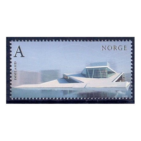 Norge. 2008. Ny operabygning i Oslo.  AFA nr. 1640  ** stemplet postfrisk FDC
