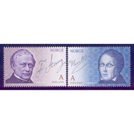 Norge. 2008. Personjubilæer.  AFA nr. 1641-42  ** stemplet postfrisk FDC