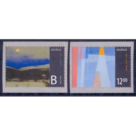 Norge. 2009. Norsk kunst. AFA nr. 1666-67 **  stemplet postfrisk FDC
