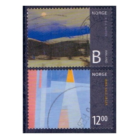 Norge. 2009. Norsk kunst. AFA nr. 1666-67 **  stemplet postfrisk FDC