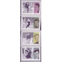 Norge. 2009. Norsk populærmusik. AFA nr. 1691-94 ** stemplet postfrisk FDC
