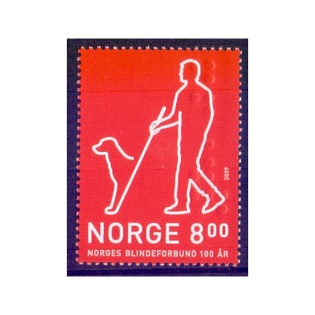 Norge. 2009. Norges Blindeforbund. AFA nr. 1696 ** stemplet postfrisk FDC