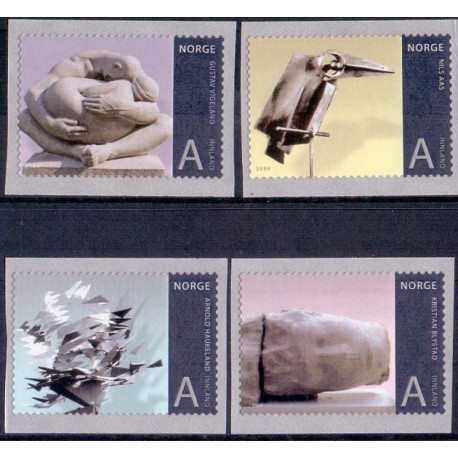 Norge. 2009. Norsk kunst III. AFA nr. 1697-1700 **  stemplet postfrisk FDC