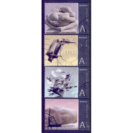 Norge. 2009. Norsk kunst III. AFA nr. 1697-170 ** stemplet postfrisk FDC