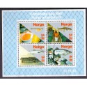 Norge. 1987. Erhversliv III. i miniark. AFA nr. 977 ** stemplet postfrisk FDC