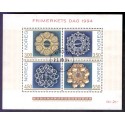 Norge. 1994. Frimærkets dag i miniark.  AFA nr. 1163-66 ** stemplet postfrisk FDC