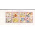 Norge. 1995. Posten 350 år i miniark, (uden tryk på 15 øre). AFA nr. 1185a-92a ** stemplet postfrisk FDC