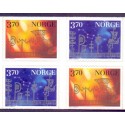 Norge. 1997. Julefrimærker FLUOR-PAPIR. AFA nr. 1266FCo-66FCn.  ** stemplet postfrisk FDC