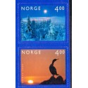 Norge. 1999. Årtusindeskiftet. AFA nr. 1330-31  **  stemplet postfrisk FDC