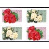 Norge. 2003. Roser III, i 4-blok AFA nr. 1442Co-45Cn. **  stemplet postfrisk FDC