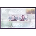 Norge. 2005.  Unionen mellem Sverige og Norge, i miniark, AFA nr. 1524-25  ** stemplet postfrisk FDC
