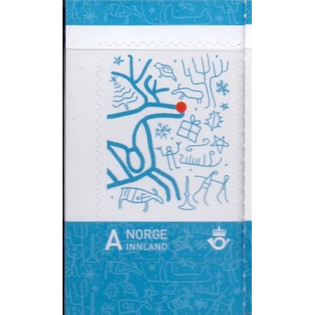 Norge. 2007. Personligt frimærke. Helleristninger og Rudolf.  AFA nr. 1625  ** stemplet postfrisk FDC