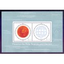 Norge. 2009. Global opvarmning, miniark. AFA nr. 1673 **  stemplet postfrisk FDC