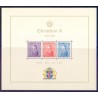 Island. 1937. Chr. X. Sølvjub. I miniark. AFA nr. 190-92  ** postfrisk st. stemplet FDC