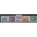 Island. 1939. Fisk- og flagserie. AFA nr. 210-14 **  postfrisk st. stemplet FDC