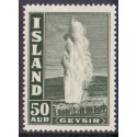 Island. 1938-39. Geysir 50 Aur. AFA nr. 198 **   postfrisk st. stemplet FDC