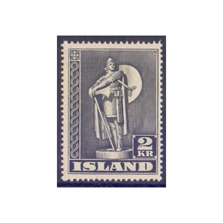 Island. 1939. Thorfinn Karlsefni. AFA nr. 215 **  postfrisk st. stemplet FDC