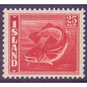 Island. 1940. Fiskeserien 25 Aur. AFA nr. 217 **  postfrisk st. stemplet FDC
