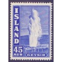 Island. 1940. Geysir. 45 Aur. AFA nr. 218 **  postfrisk st. stemplet FDC