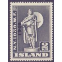 Island. 1940. Verdensudstillingen med OVERTRYK. 2 kr. AFA nr. 222 **  postfrisk st. stemplet FDC