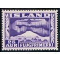 Island. 1934. Luftpost. 25 Aur. AFA nr. 177A  **  postfrisk st. stemplet FDC