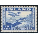 Island. 1934. Luftpost. 10 Aur. AFA nr. 175  **   postfrisk st. stemplet FDC