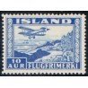 Island. 1934. Luftpost. 10 Aur. AFA nr. 175  **   postfrisk st. stemplet FDC