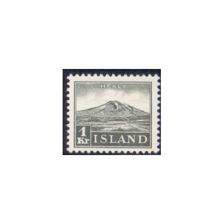 Island. 1935. Vandfaldet og Vulkanen 1 kr. AFA nr. 182 **  postfrisk st. stemplet FDC