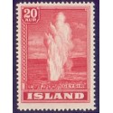 Island. 1938-39. Geysir 20 Aur. AFA nr. 195 ** postfrisk st. stemplet FDC