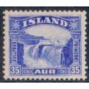 Island. 1931-32. Gullfoss 35 Aur. AFA nr. 152  **  postfrisk st. stemplet FDC