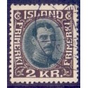 Island. 1931-33. Chr. X Ny gravering. 2 kr. AFA nr. 165  **   postfrisk st. stemplet FDC