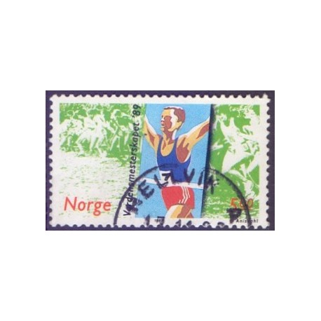 Norge. 1989. VM i terrænløb AFA nr. 1012 ** stemplet postfrisk FDC