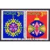 Norge. 1989. Julefrimærker i parstykke. AFA nr. 1033Cv-34Ch ** stemplet postfrisk FDC