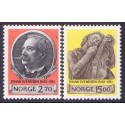 Norge. 1990. Johan Svendsens fødsel. AFA nr. 1048-49 ** stemplet postfrisk FDC