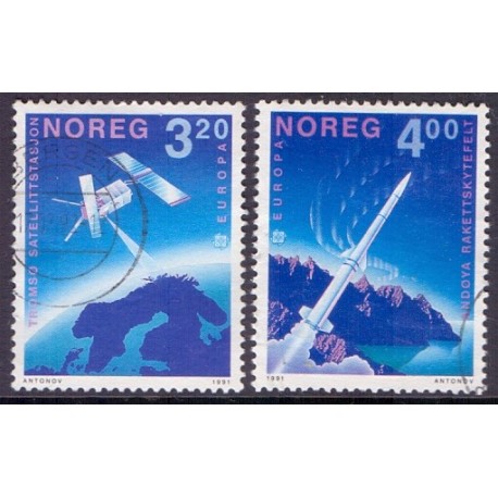 Norge. 1991. Europamærker / CEPT. AFA nr. 1062-63 ** stemplet postfrisk FDC