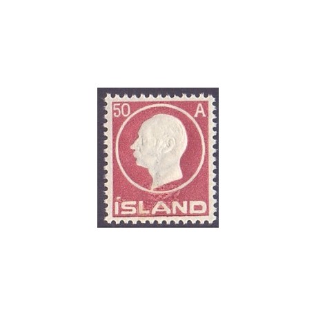Island. 1912. Frederik VIII, 50  Aur AFA nr. 72 **  postfrisk st. stemplet FDC
