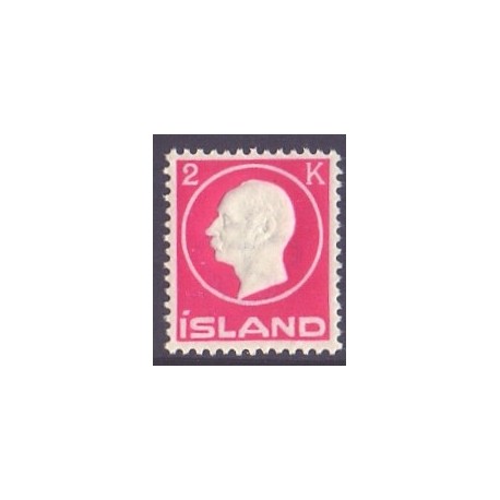 Island. 1912. Frederik VIII, 2 kr. AFA nr. 74 **  postfrisk st. stemplet FDC